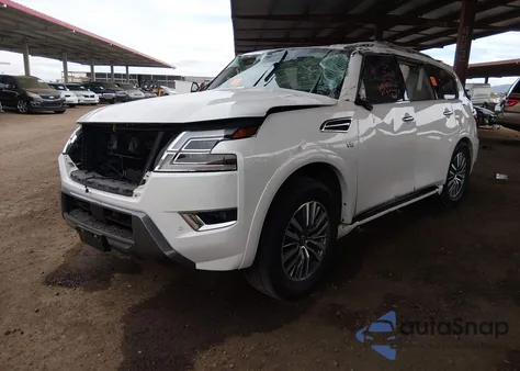 2021 Nissan Armada Sl 2Wd z USA, uszkodzony, nr VIN JN8AY2BC9M9148556